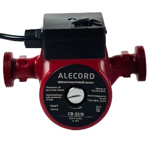 Насос циркуляционный с кабелем Alecord 25/8 180
